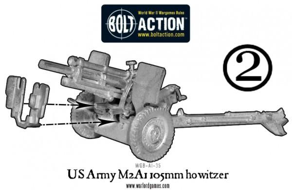 US Army 105mm Medium Artillery M2A1 (Winter)