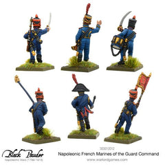Napoleonic French Marines of the Guard command