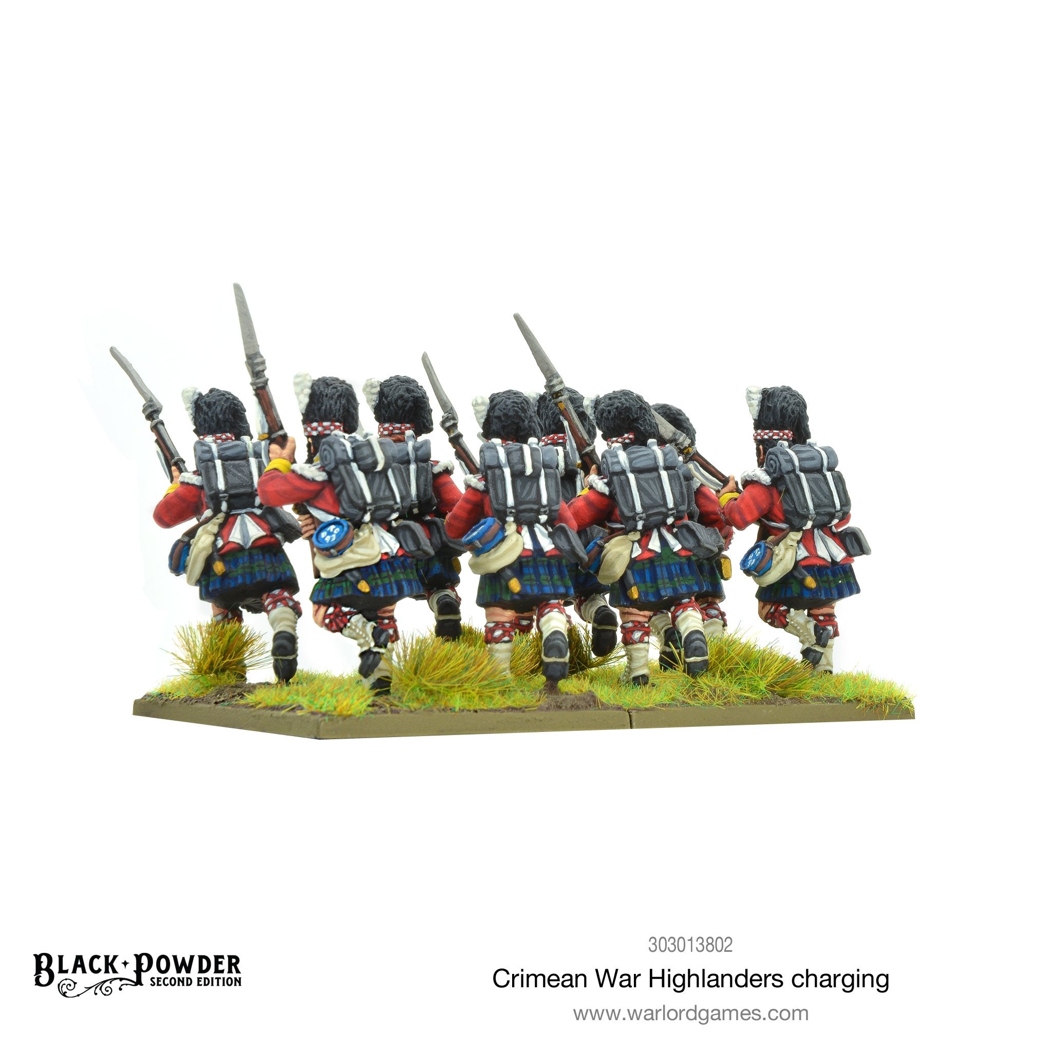 Crimean War Highlanders charging