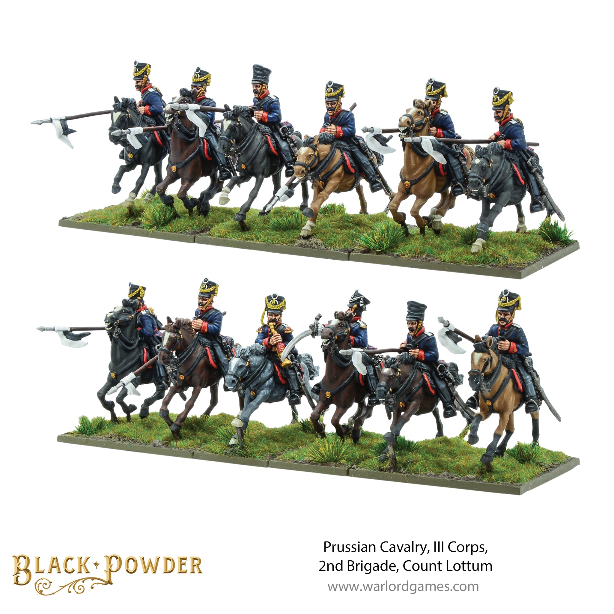 Prussian Cavalry, III Corps, 2nd Brigade, Count Lottum