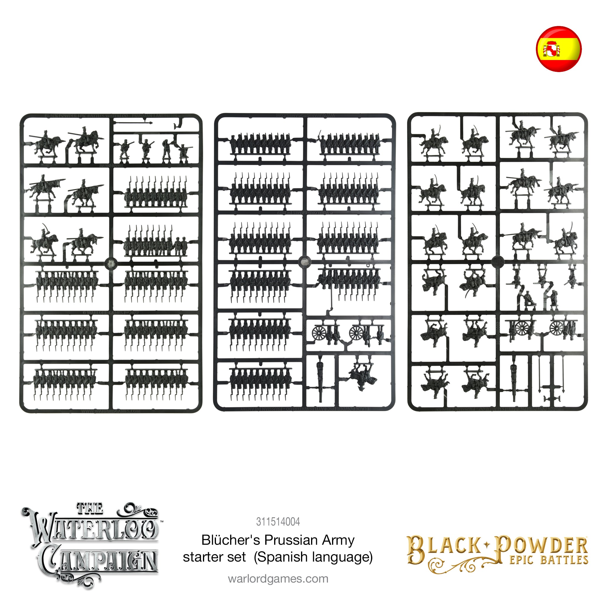 Black Powder Epic Battles Waterloo - Blücher's Prussian Army Starter Set (Spanish language)