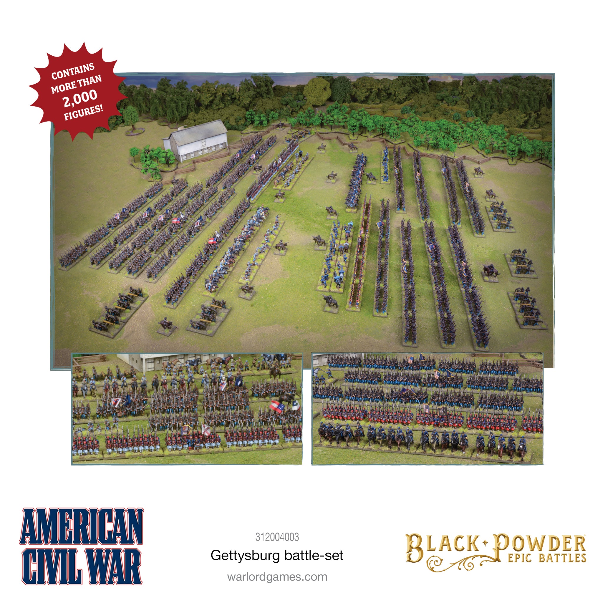 Black Powder Epic Battles - American Civil War Gettysburg Battle Set