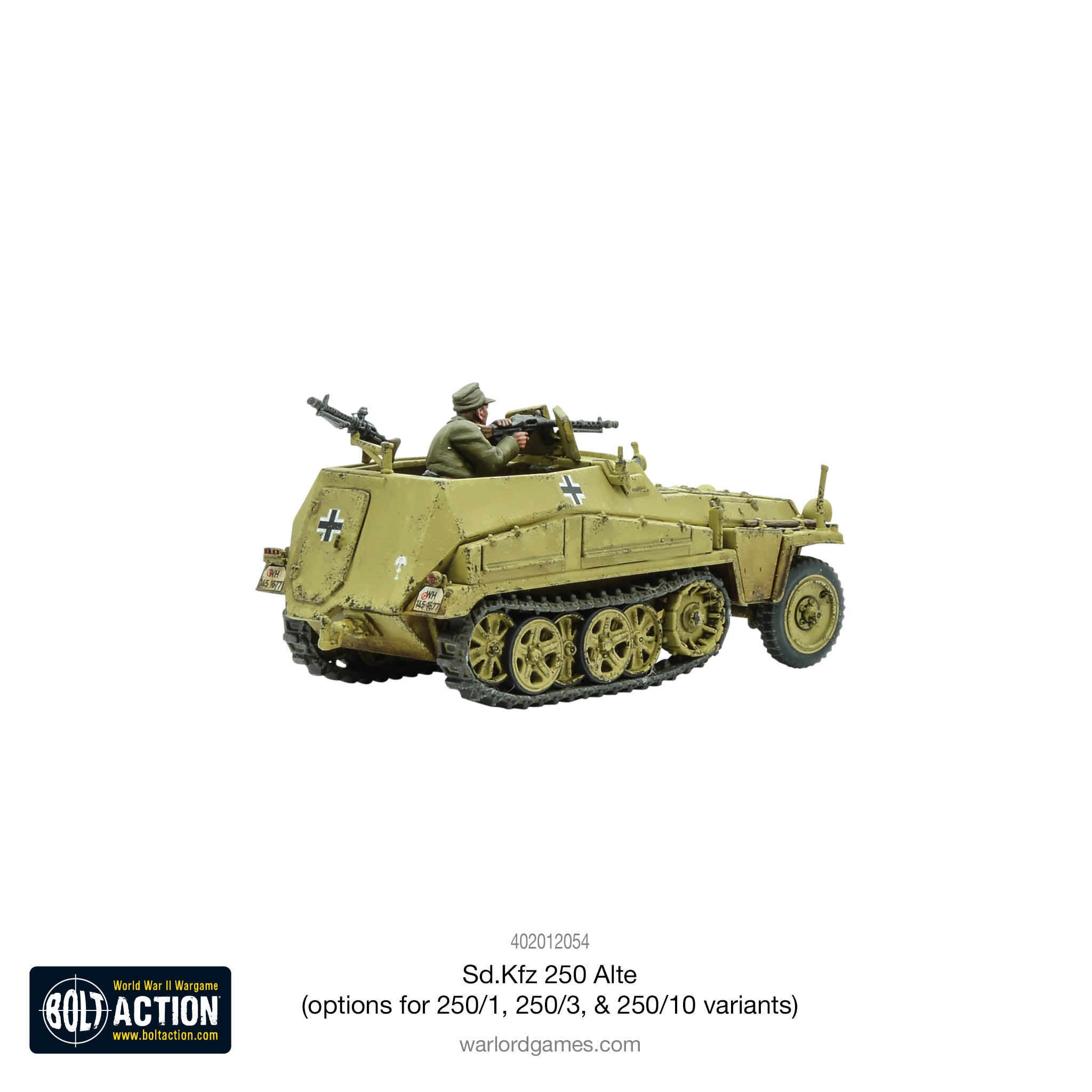 Sd.Kfz 250 (Alte) half-track (options to make 250/1, 250/3 or 250/10 variants)