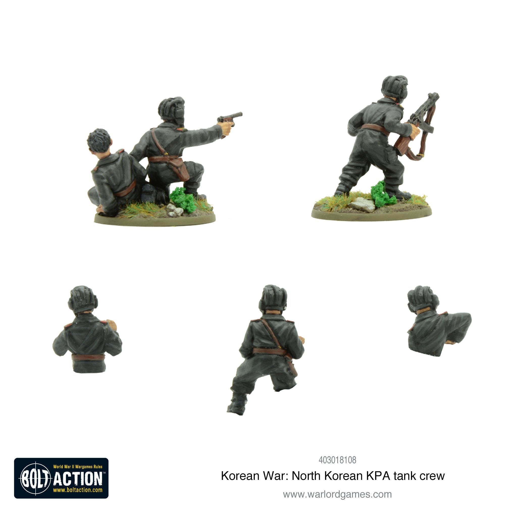 Korean War: North Korean KPA tank crew