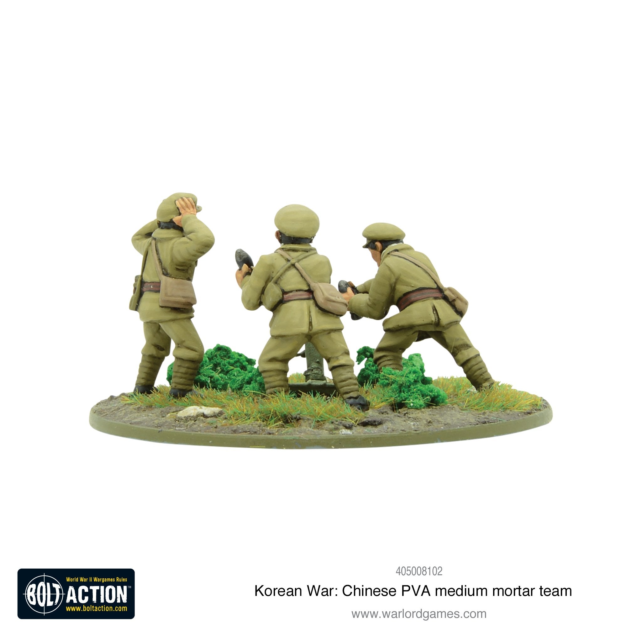 Korean War: Chinese PVA medium mortar team