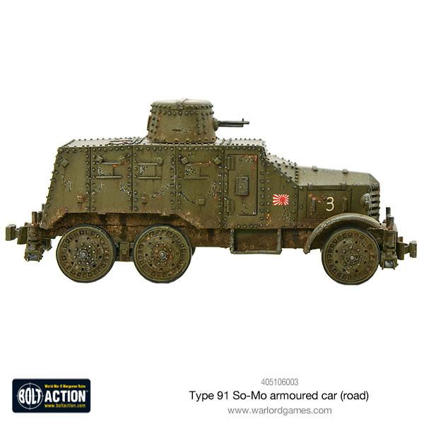 Type 91 So-Mo armoured car (road)