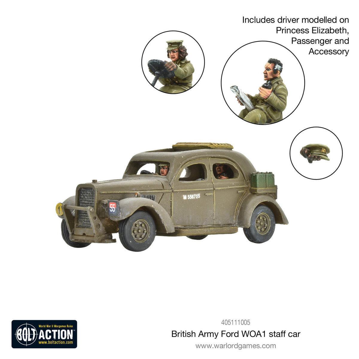 British Army Ford WOA1 staff car