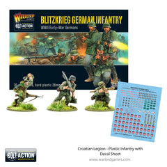 Croatian Legion - Plastic Infantry with Decal Sheet