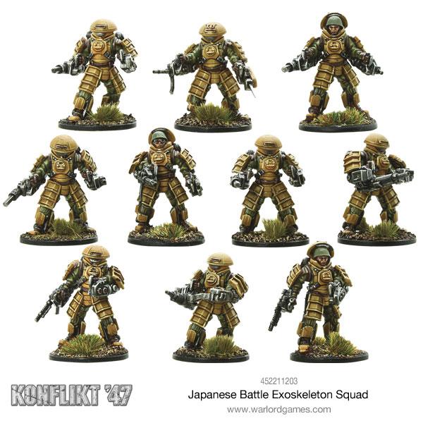 Japanese Battle Exoskeleton Squad