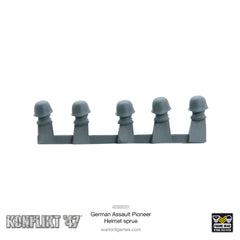 German Assault Pioneer Helmet sprue