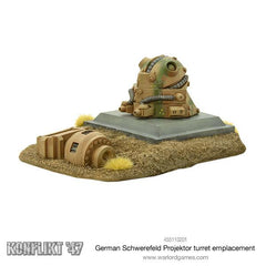 German Schwerefeld Projektor turret emplacement