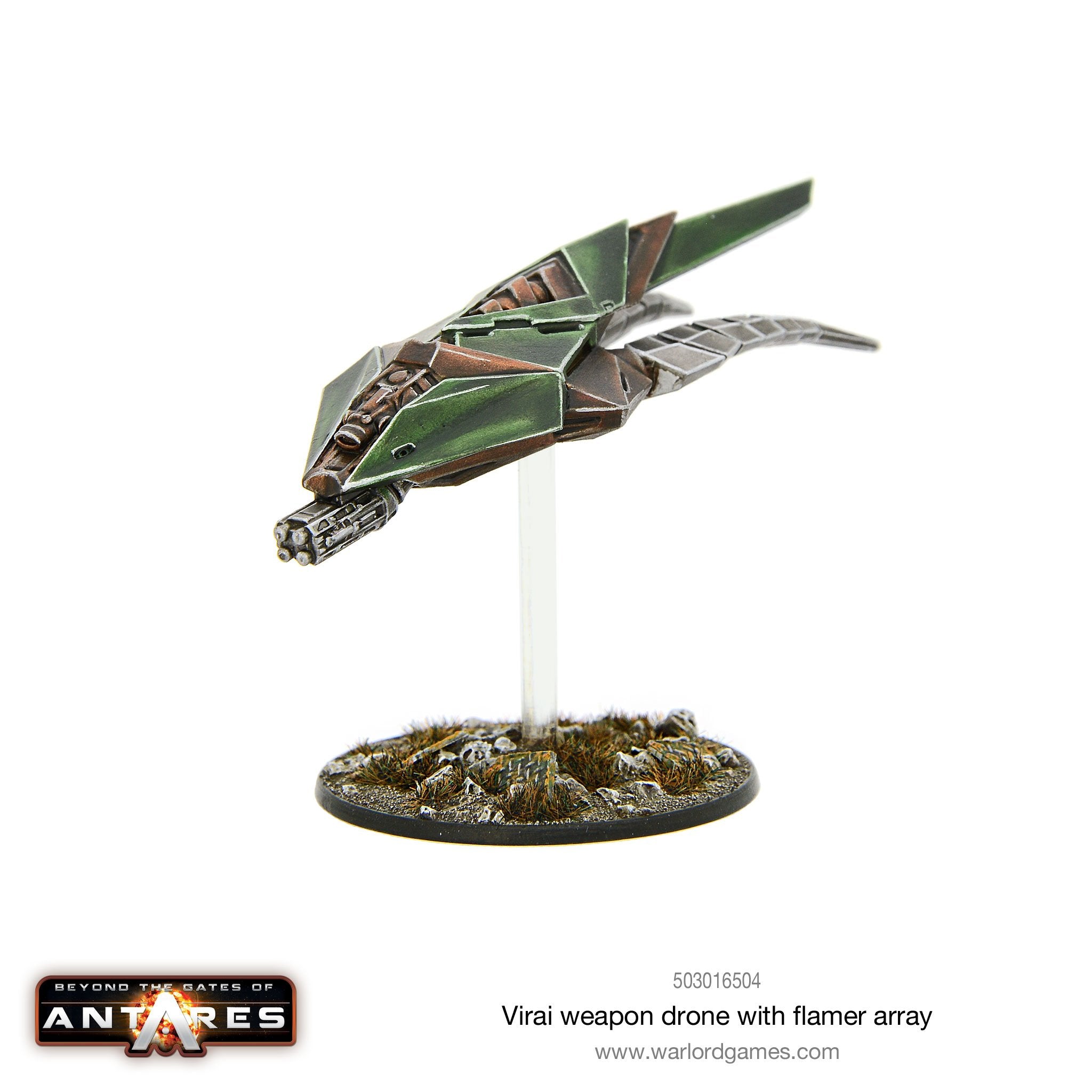 Virai Dronescourge weapon drone with flamer array
