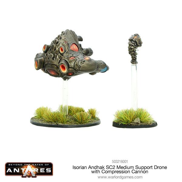 Isorian Andhak SC2 Medium Support Drone Compression Cannon