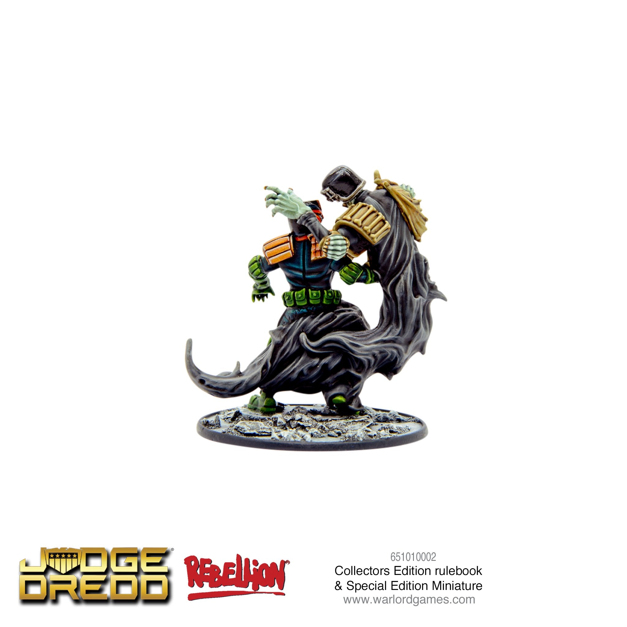 Judge Dredd rulebook - collectors edition and Special Edition Miniature