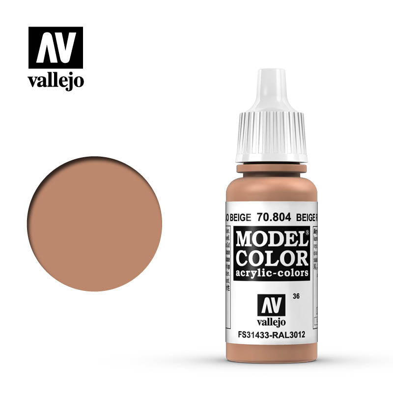 Vallejo Model Colour 804 Beige Red