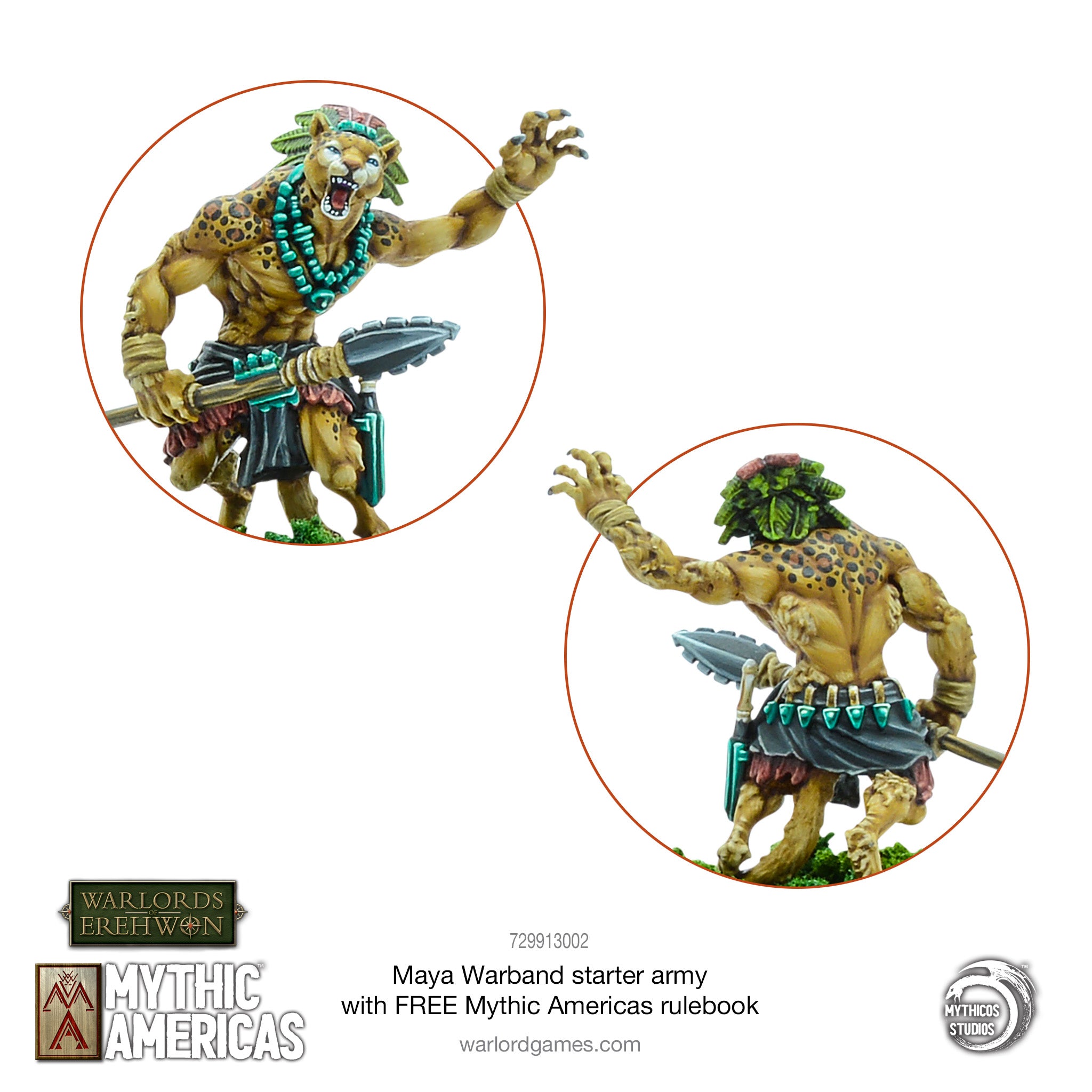 Maya Warband Starter Army with FREE Mythic Americas Rulebook