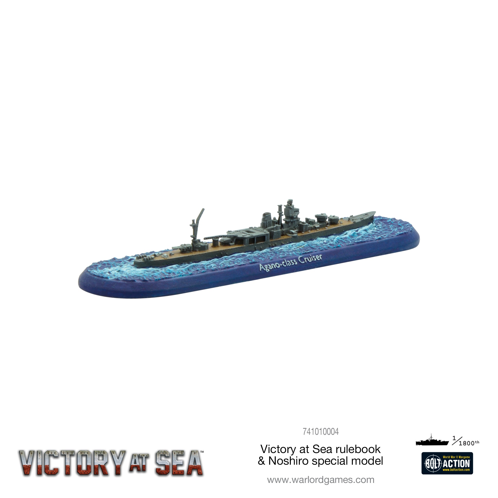 Victory at Sea Admiralty Edition - collector's edition hardback rulebook & Noshiro special model