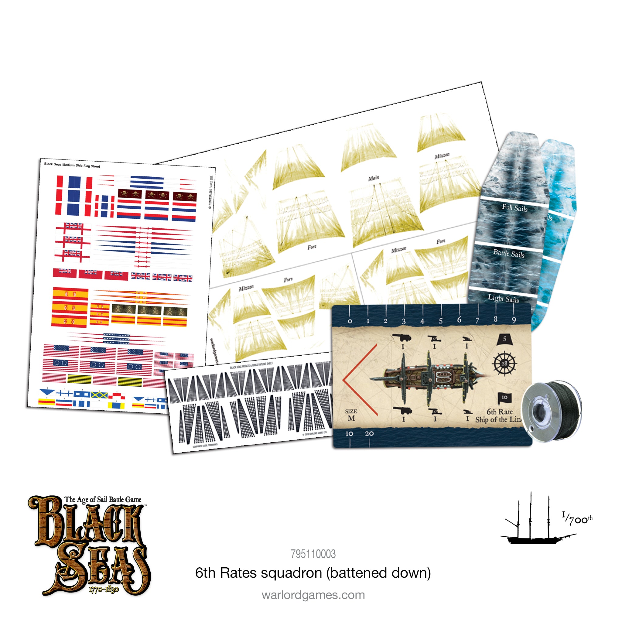 Black Seas: 6th Rates squadron (Battened Down)