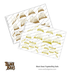 Black Seas Frigate/Brig Sails (light + dark)
