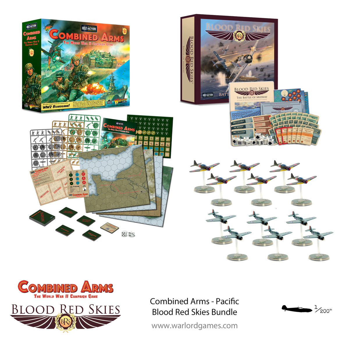 Combined Arms – Pacific Blood Red Skies Bundle