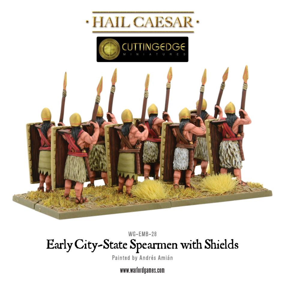Early City-State Spearmen with shield