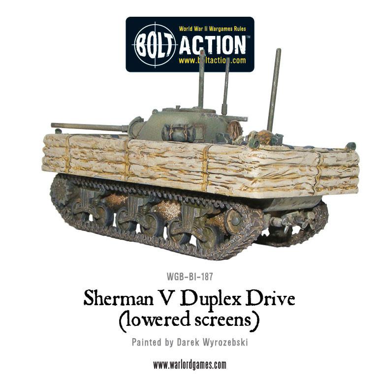 Sherman V Duplex Drive (lowered screens)