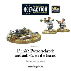 Finnish Panzerschreck and anti-tank rifle teams
