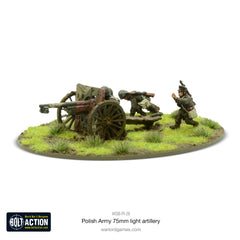 Polish Army 75mm light artillery