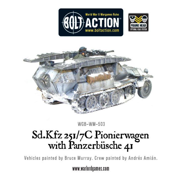 Sd.Kfz 251/7C Pionierwagen with panzerbuchse 41