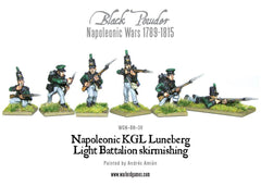 Napoleonic KGL Luneberg Light Battalion skirmishing