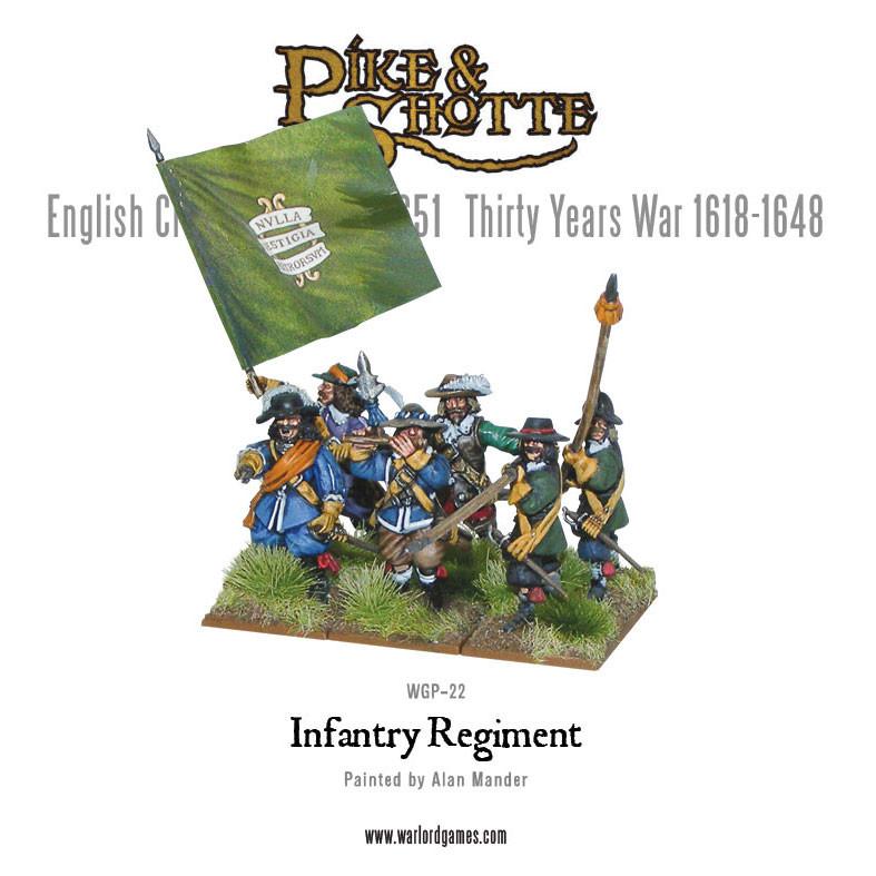 Pike & Shotte Infantry Regiment plastic boxed set