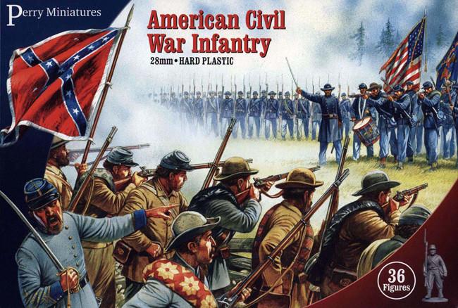 American Civil War: Infantry (1861-1865) plastic boxed set