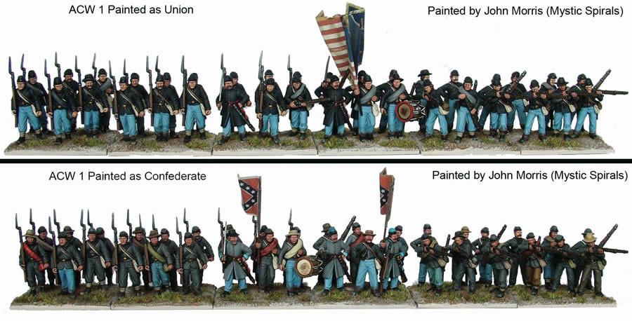 American Civil War: Infantry (1861-1865) plastic boxed set