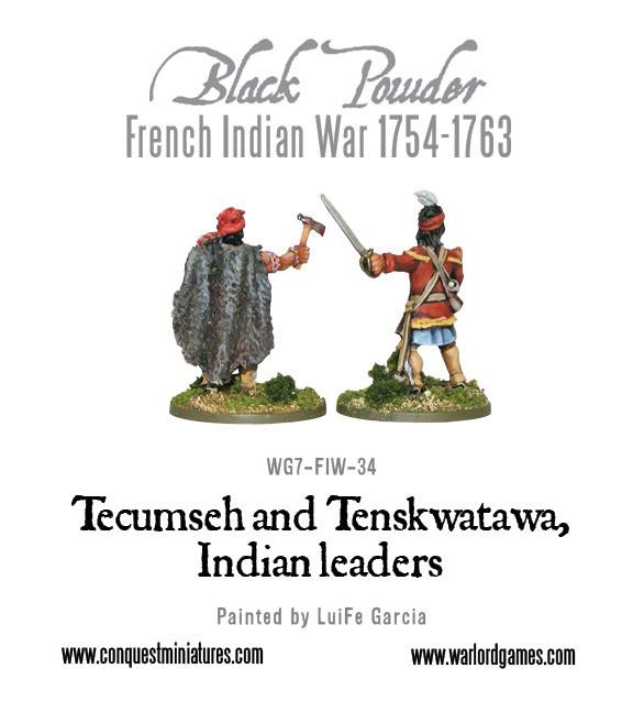 Tecumseh and Tenskwatawa, Indian leaders