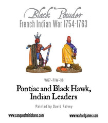 Pontiac & Black Hawk, Indian leaders